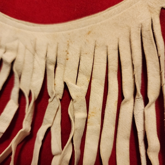 1940's Marge Riley Designer Hollywood Wool & Leather Western skirt Gaucho - Picture 11 of 12